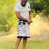 Ebony Onna-Musha  Mesh Basketball Shorts (24hr Karate School) - Image 6