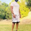 Ebony Onna-Musha  Mesh Basketball Shorts (24hr Karate School)